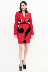 Moschino Question Mark Skirt Suit