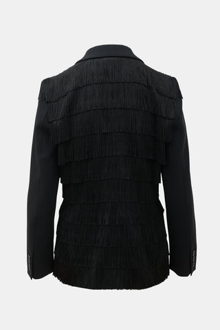 Moschino Cheap & Chic Fringe Blazer