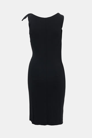 Moschino Cheap & Chic Draped Jersey Dress