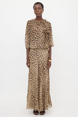 Moschino Cheap & Chic Silk Printed Dress