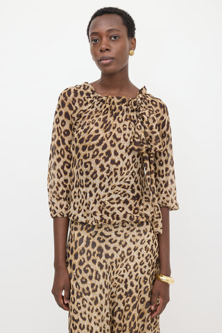 Moschino Cheap & Chic Silk Printed Dress