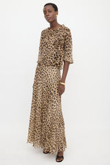 Moschino Cheap & Chic Silk Printed Dress