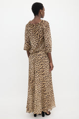Moschino Cheap & Chic Silk Printed Dress