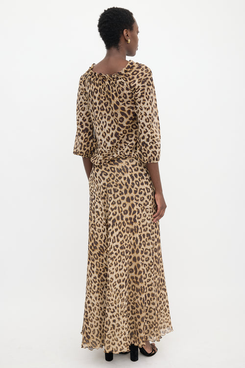 Moschino Cheap & Chic Silk Printed Dress