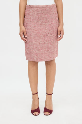 Moschino Cheap & Chic Tweed Skirt