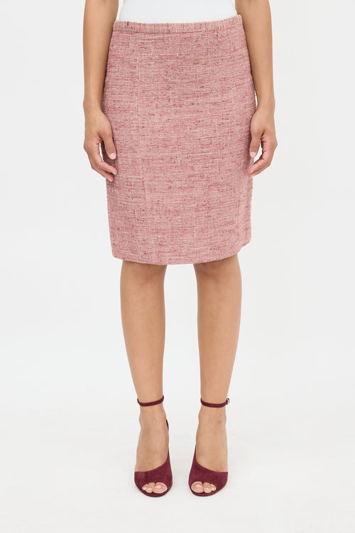 Moschino Cheap & Chic Tweed Skirt