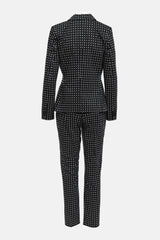 Moschino Crystal Blazer & Pant Co-Ord Set