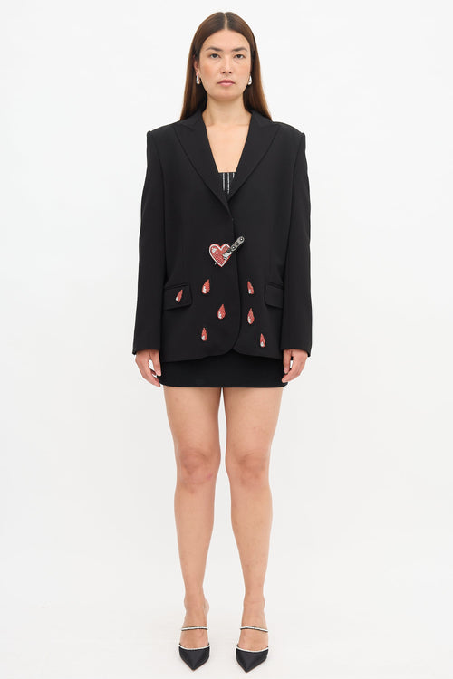 Moschino Embellished Blazer