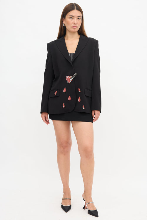 Moschino Embellished Blazer
