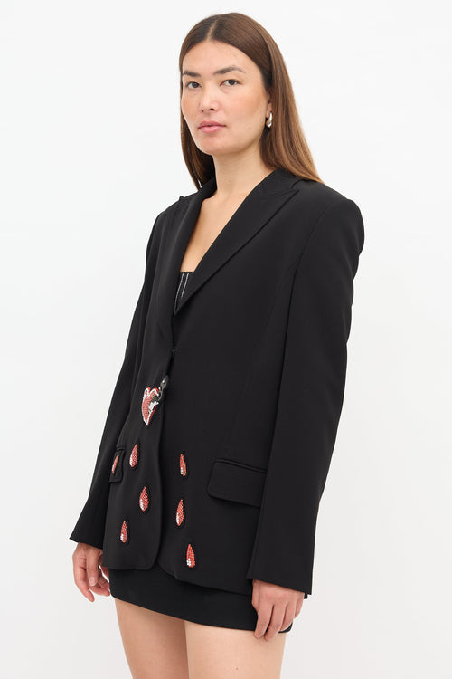Moschino Embellished Blazer
