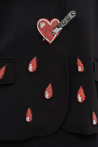 Moschino Embellished Blazer