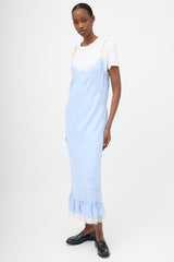 Moschino Floral Jacquard Slip Dress