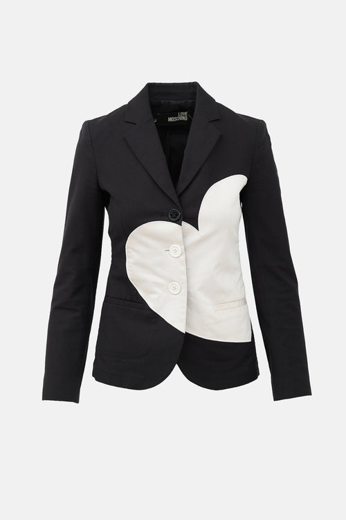 Moschino Heart Patch Blazer