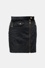 Moschino Jeans 1980s Velour Skirt