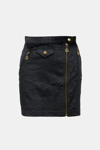 Moschino Jeans 1980s Velour Skirt