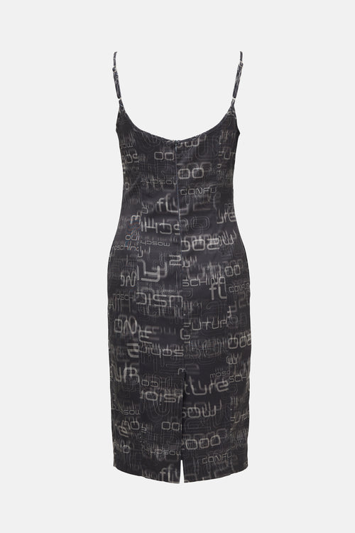 Moschino Jeans Printed Tank Dress