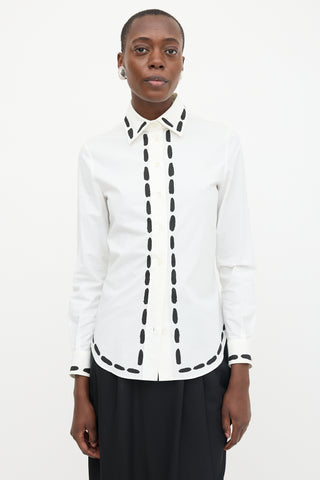 Moschino Paint Printed Shirt