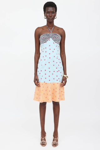 Moschino Halter Midi Dress