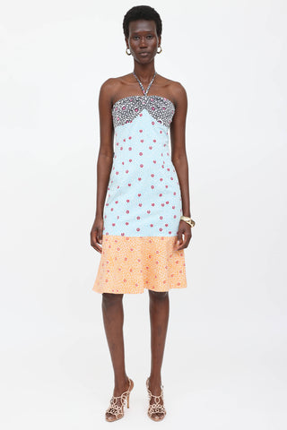 Moschino Halter Midi Dress