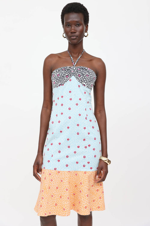 Moschino Halter Midi Dress