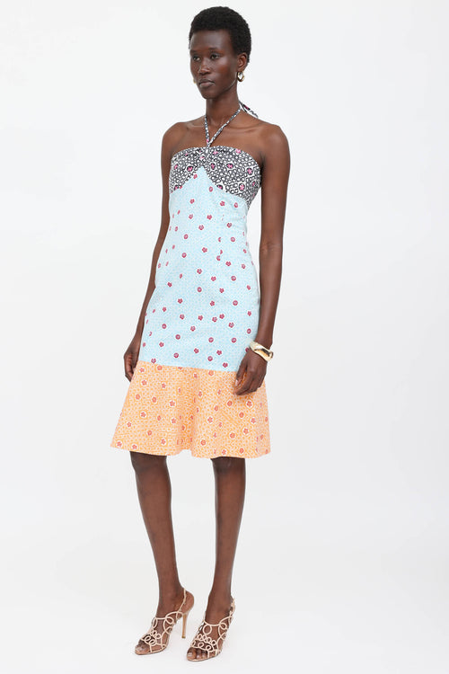 Moschino Halter Midi Dress