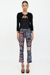 MoschinoJeans C. 1990s Crochet  Pant