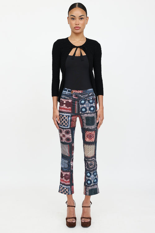 MoschinoJeans C. 1990s Crochet  Pant