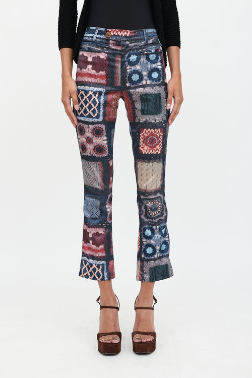 MoschinoJeans C. 1990s Crochet  Pant