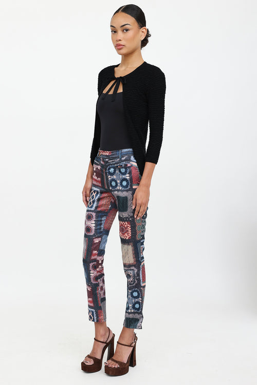MoschinoJeans C. 1990s Crochet  Pant