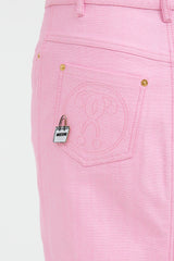 Moschino Denim Pin Midi Skirt