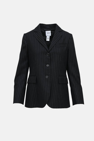 MoschinoPinstripe Wool Blazer