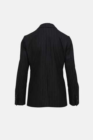 MoschinoPinstripe Wool Blazer
