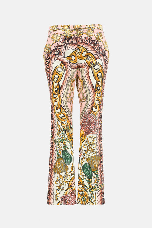 Moschino Printed Straight Leg Trouser