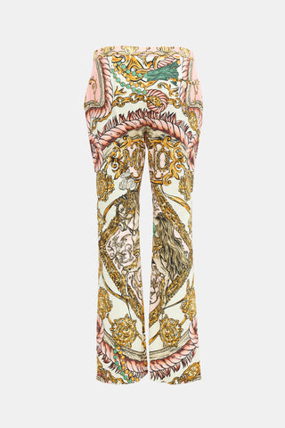 Moschino Printed Straight Leg Trouser