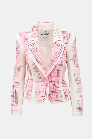Moschino SS 2019 Printed Blazer
