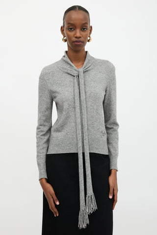 Moschino Scarf Sweater