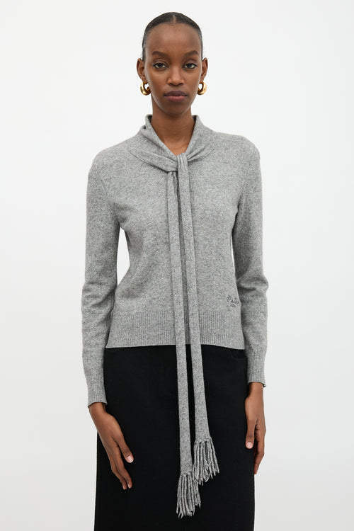 Moschino Scarf Sweater