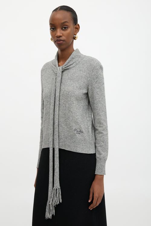 Moschino Scarf Sweater