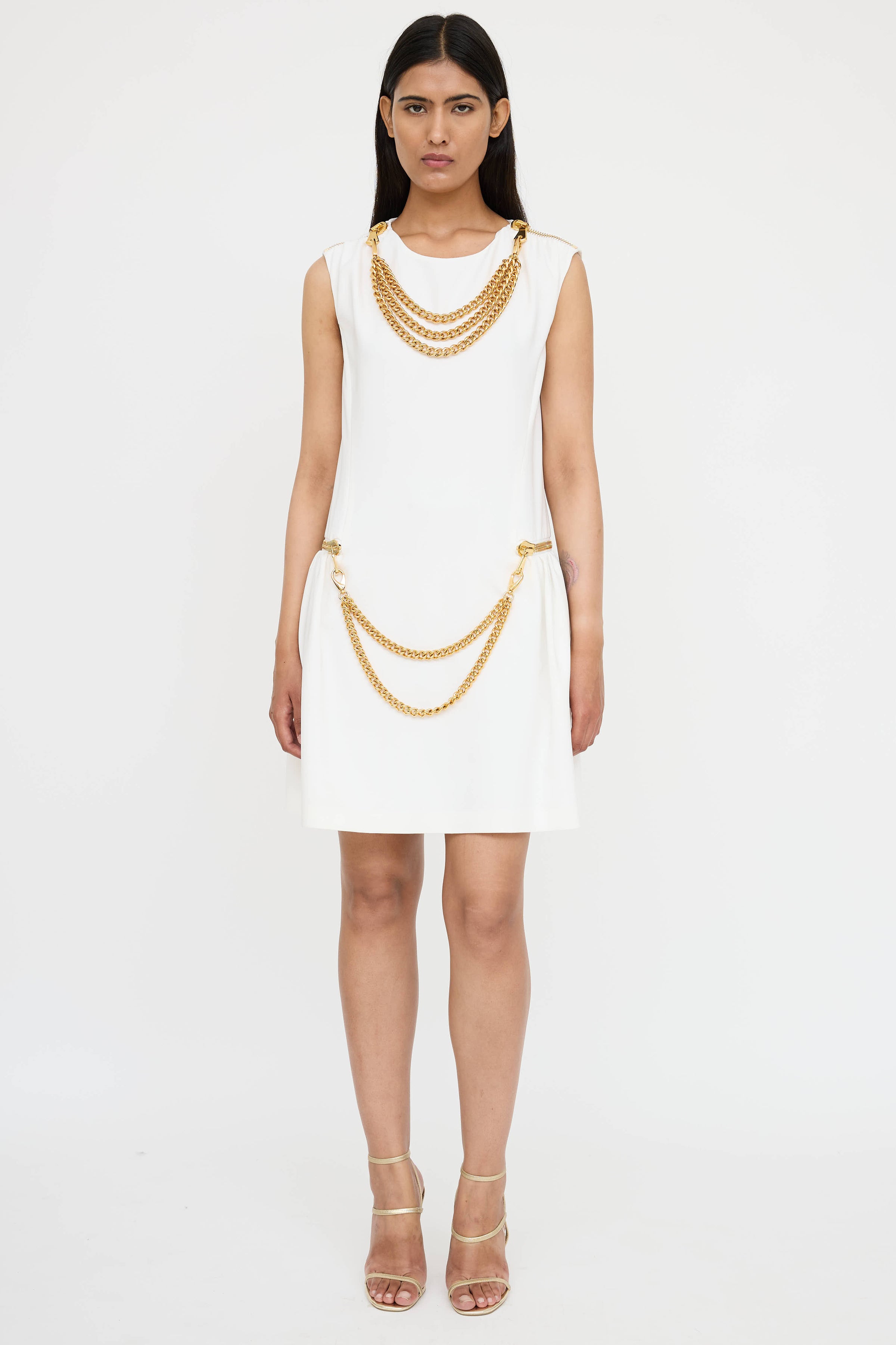 Moschino // Chainlink Sleeveless Dress VSP Consignment Moschino // Chainlink Sleeveless Dress VSP Consignment