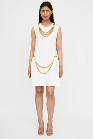 Moschino Chainlink Sleeveless Dress