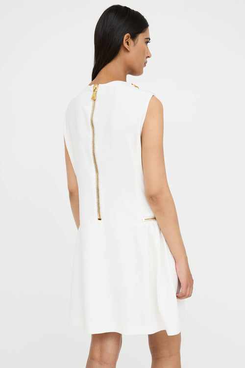 Moschino Chainlink Sleeveless Dress