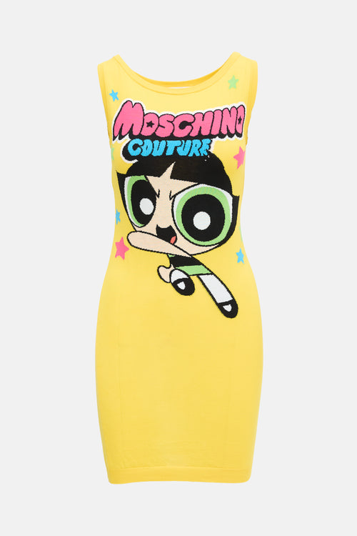 Moschino SS 2016 Intarsia Dress