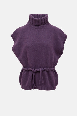 Moschino Wool Turtleneck Top