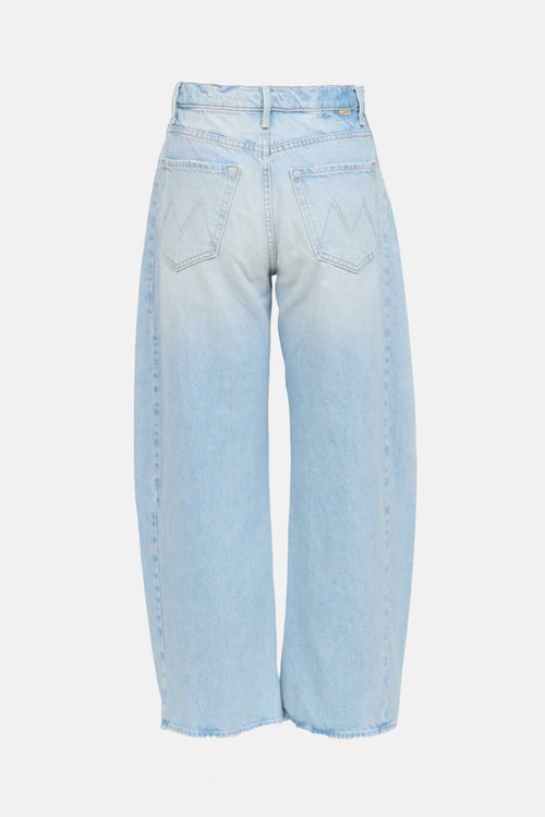 Mother Full Pipe Flood Jeans
