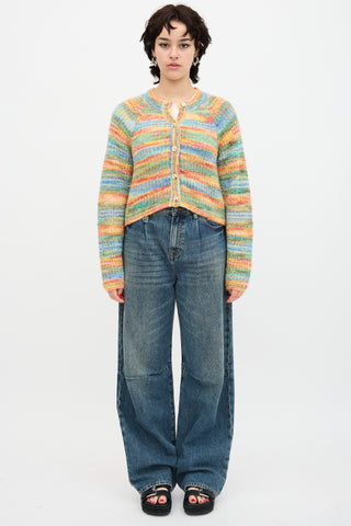 Mother Raglan Crop Cardigan