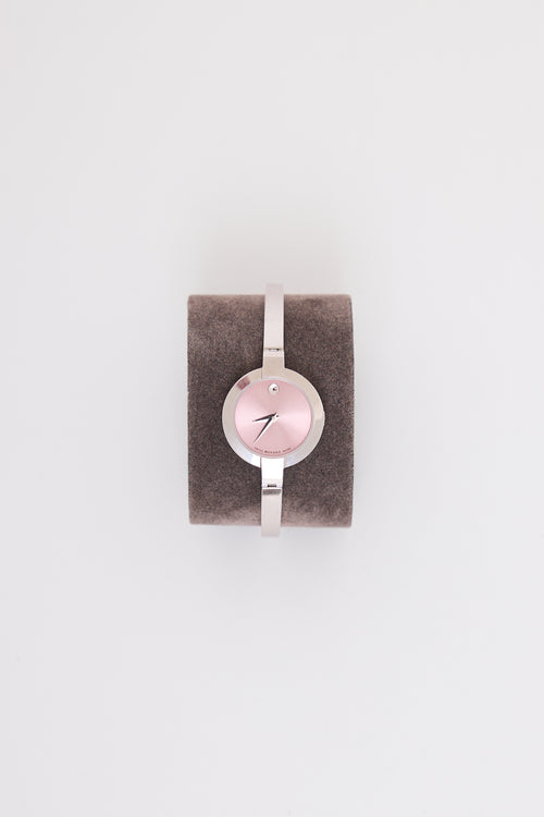 Movado Sapphire Crystal Bangle Watch