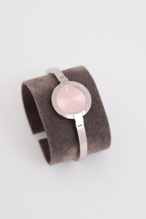 Movado Sapphire Crystal Bangle Watch