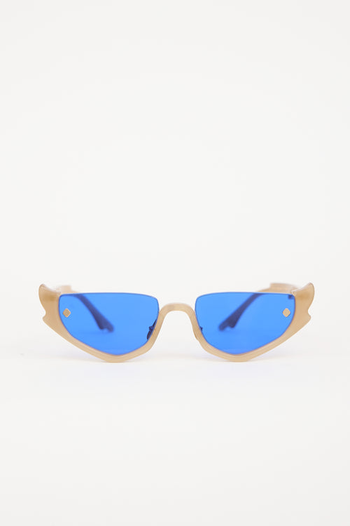 Moy Atelier Stranger's Ray Sculptural Sunglasses