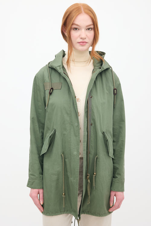 Mr & Mrs Italy Green Fur 2-in-1 Parka