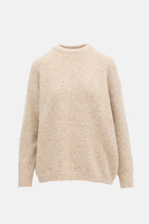 Mr Mittens Speckled Wool Megan Crewneck Sweater